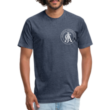 Men's Jlasalle Apparel Stamp Premium Tee - heather navy