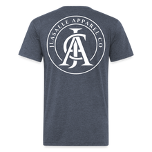 Men's Jlasalle Apparel Stamp Premium Tee - heather navy