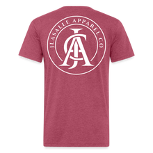 Men's Jlasalle Apparel Stamp Premium Tee - heather burgundy