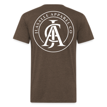 Men's Jlasalle Apparel Stamp Premium Tee - heather espresso