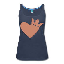 Women’s Queen Of Hearts Premium Tank Top - navy