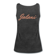 Women’s Queen Of Hearts Premium Tank Top - charcoal gray