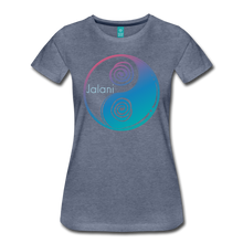 Women’s Ying n Yang Premium Tee - heather blue