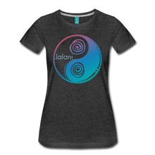 Women’s Ying n Yang Premium Tee - charcoal gray