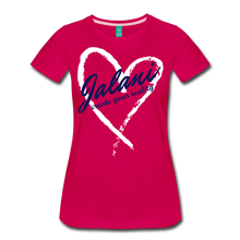 Women’s Signature Cross Heart Premium Tee - dark pink