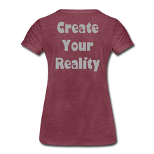 Women’s Signature Premium Tee - heather burgundy