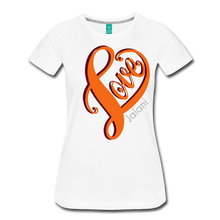 Women's Love Art Tee Premium Tee - white