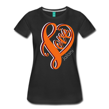 Women's Love Art Tee Premium Tee - black