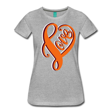 Women's Love Art Tee Premium Tee - heather gray