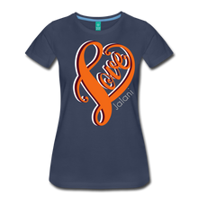 Women's Love Art Tee Premium Tee - navy