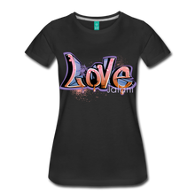 Women's Graffiti Love Premium Tee - black