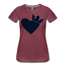 Women’s Signature Premium Tee - heather burgundy