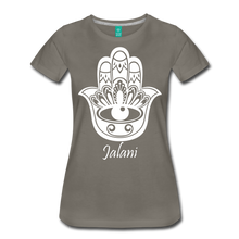 Women’s Hamsa Hand Premium Tee - asphalt gray