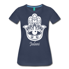 Women’s Hamsa Hand Premium Tee - navy