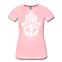 Women’s Hamsa Hand Premium Tee - pink