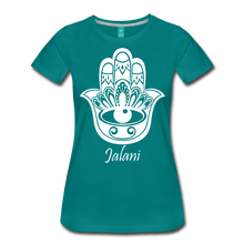 Women’s Hamsa Hand Premium Tee - teal