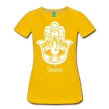 Women’s Hamsa Hand Premium Tee - sun yellow