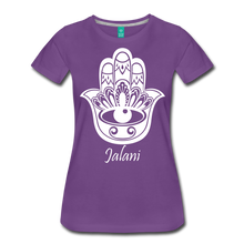 Women’s Hamsa Hand Premium Tee - purple