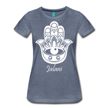 Women’s Hamsa Hand Premium Tee - heather blue