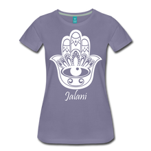 Women’s Hamsa Hand Premium Tee - washed violet