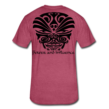 Men's African Mask Premium Tee - heather burgundy