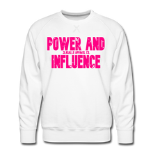 Men’s Power and Influence Premium Sweatshirt - white