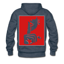 Men’s Signature JLA Premium Hoodie - heather denim