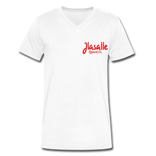 Men's JLA Premium V-Neck Tee - white