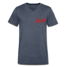 Men's JLA Premium V-Neck Tee - heather navy