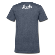Men's Signature JA Premium V-Neck Tee - heather navy