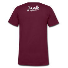 Men's Signature JA Premium V-Neck Tee - maroon