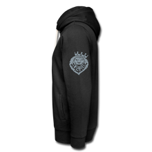 Shawl Collar Hoodie - black