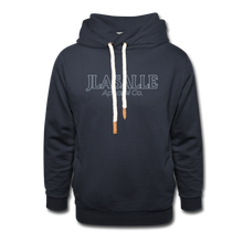 Shawl Collar Hoodie - navy