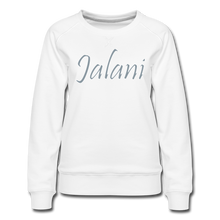 Women’s Signature Phoenix Premium Sweatshirt (Glitter Print) - white