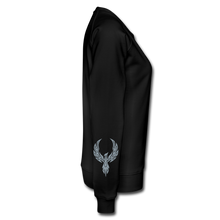 Women’s Signature Phoenix Premium Sweatshirt (Glitter Print) - black