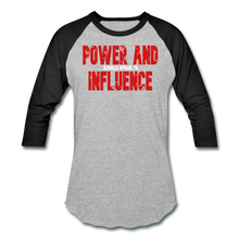 Signature PAI Premium Baseball T-Shirt - heather gray/black