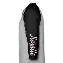 Signature PAI Premium Baseball T-Shirt - heather gray/black