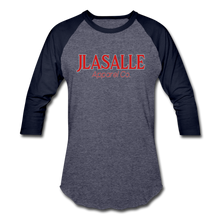 Signature Jlasalle Premium Baseball Tee - heather blue/navy