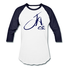 Signature JA CO Premium Baseball T-Shirt - white/navy