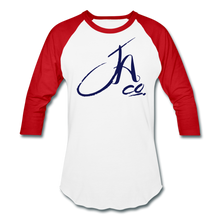 Signature JA CO Premium Baseball T-Shirt - white/red