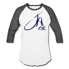 Signature JA CO Premium Baseball T-Shirt - white/charcoal