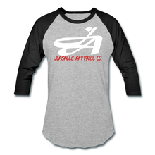 Signature JA Premium Baseball Tee - heather gray/black