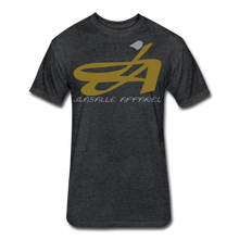 Mens Signature JA Metallic Foil Premium Tee - heather black