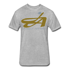 Mens Signature JA Metallic Foil Premium Tee - heather gray