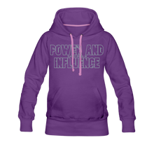 Women’s POWER AND INFLUENCE Premium Hoodie - purple