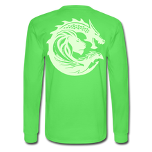Men's Signature JA Long Sleeve T-Shirt F/B (Glow In Dark) Print - kiwi