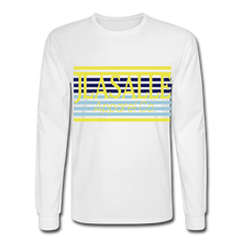 Men's Signature Jlasalle Stripes Premium L/S Tee - white