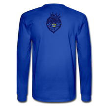 Men's Signature Jlasalle Stripes Premium L/S Tee - royal blue