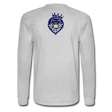 Men's Signature Jlasalle Stripes Premium L/S Tee - heather gray