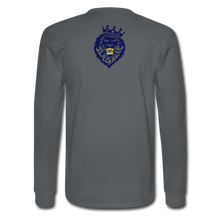 Men's Signature Jlasalle Stripes Premium L/S Tee - charcoal